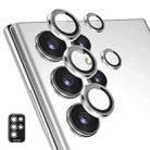 For Samsung Galaxy S23 Ultra 5G ENKAY Rear Lens Aluminium Alloy Tempered Glass Film(Silver) - 1