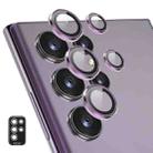 For Samsung Galaxy S23 Ultra 5G ENKAY Rear Lens Aluminium Alloy Tempered Glass Film (Purple) - 1