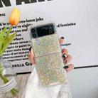 For Samsung Galaxy Z Flip4 Glitter Sequins Epoxy TPU Phone Case(Gold) - 1