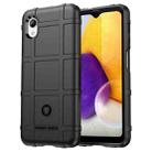 For Samsung Galaxy A22e Full Coverage Shockproof TPU Phone Case(Black) - 1