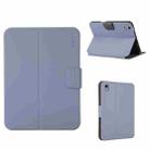 For iPad 10th Gen 10.9 2022 ENKAY TPU Back Cover Smart Leather Tablet Case with Pen Slot & Holder(Purple) - 1