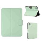 For iPad 10th Gen 10.9 2022 ENKAY TPU Back Cover Smart Leather Tablet Case with Pen Slot & Holder(Light Green) - 1