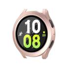 For Samsung Galaxy Watch4/5 44mm ENKAY Hat-Prince Waterproof Full Coverage PC Frame + 9H Tempered Glass Case(Rose Gold) - 1