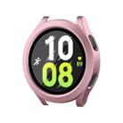 For Samsung Galaxy Watch4/5 44mm ENKAY Hat-Prince Waterproof Full Coverage PC Frame + 9H Tempered Glass Case(Pink) - 1