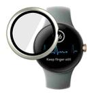 For Google Pixel Watch ENKAY Hat-Prince Full Coverage PC Frame + 9H Tempered Glass Case(Star Silver) - 1