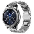 For Samsung Gear S3 Classic Armor Stainless Steel Metal Watch Band(Silver) - 1