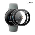 2pcs For Google Pixel Watch ENKAY 3D Full Coverage Soft PC Edge + PMMA HD Screen Protector Film - 1