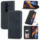 For Xiaomi Redmi Note 8 Pro Retro Skin Feel Magnetic Leather Phone Case(Black) - 1