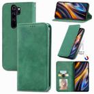 For Xiaomi Redmi Note 8 Pro Retro Skin Feel Magnetic Leather Phone Case(Green) - 1