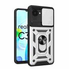 For Realme C30 4G India / Narzo 50i Prime Sliding Camera Cover Design Phone Case(Silver) - 1