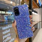 For Samsung Galaxy S23 5G Glitter Glitter Drop Glue TPU Phone Case(Blue) - 1
