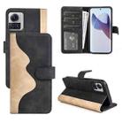 For Motorola Moto X30 Pro Stitching Horizontal Flip Leather Phone Case(Black) - 1