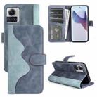 For Motorola Moto X30 Pro Stitching Horizontal Flip Leather Phone Case(Blue) - 1