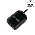PD04 PD20W Type-C + QC18W USB Mobile Phone Charger with LED Indicator, UK Plug(Black) - 1
