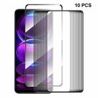 For Xiaomi Redmi Note 12 Pro+ 10pcs ENKAY Full Glue 0.26mm 9H 2.5D Tempered Glass Full Film - 1