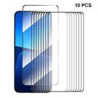 For Xiaomi 13 10pcs ENKAY Full Glue 0.26mm 9H 2.5D Tempered Glass Full Film - 1