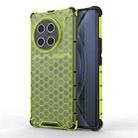 For vivo X90 Honeycomb Shockproof Phone Case(Green) - 1