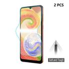 For Samsung Galaxy A04 / A04s 2pcs ENKAY Hat-Prince Full Glue Explosion-proof Soft Hydrogel Film - 1