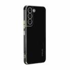 For Samsung Galaxy S22 5G ENKAY Hat-Prince Precise Hole Electroplated TPU Shockproof Phone Case(Black) - 1