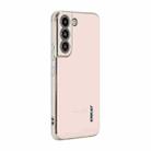 For Samsung Galaxy S22 5G ENKAY Hat-Prince Precise Hole Electroplated TPU Shockproof Phone Case(Pink) - 1