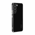 For Samsung Galaxy S22+ 5G ENKAY Hat-Prince Precise Hole Electroplated TPU Shockproof Phone Case(Black) - 1