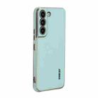 For Samsung Galaxy S22+ 5G ENKAY Hat-Prince Precise Hole Electroplated TPU Shockproof Phone Case(Green) - 1