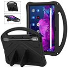 For Lenovo Tab P11 Pro 11.2 2023 TB-132FU / TB-138FC / P11 Pro11.5 2022 TB-J706F 2021 / TB-J716 2022 EVA Shockproof Tablet Case with Holder(Black) - 1