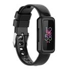 For Fitbit Inspire 3 TPU Integrated Watch Band(Black) - 1