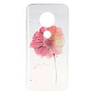 Stylish and Beautiful Pattern TPU Drop Protection Cover for MOTO G7(Flower) - 1