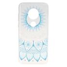 Stylish and Beautiful Pattern TPU Drop Protection Cover for MOTO G7(Blue pattern) - 1