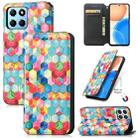 For Honor X8 5G CaseNeo Colorful Magnetic Leather Phone Case(Magic Space) - 1