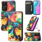 For Infinix Note 11 CaseNeo Colorful Magnetic Leather Phone Case(Colorful Cloud) - 1