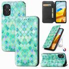 For Xiaomi Poco M5 CaseNeo Colorful Magnetic Leather Phone Case(Emerald) - 1