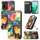 For vivo T2X CaseNeo Colorful Magnetic Leather Phone Case(Colorful Cloud) - 1