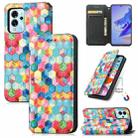 For ZTE Blade V40 Pro CaseNeo Colorful Magnetic Leather Phone Case(Magic Space) - 1