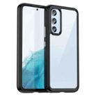 For Samsung Galaxy A54 5G Colorful Series Acrylic + TPU Phone Case(Black) - 1