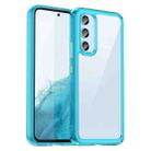 For Samsung Galaxy A54 5G Colorful Series Acrylic + TPU Phone Case(Transparent Blue) - 1