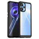 For Realme 10S 5G Colorful Series Acrylic + TPU Phone Case(Black) - 1