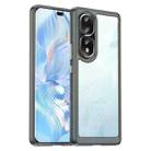 For Honor 80 Pro 5G Colorful Series Acrylic + TPU Phone Case(Transparent Grey) - 1