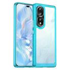 For Honor 80 Pro 5G Colorful Series Acrylic + TPU Phone Case(Transparent Blue) - 1