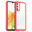 For Samsung Galaxy A34 5G Colorful Series Acrylic + TPU Phone Case(Red) - 1