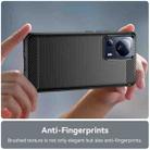 For Xiaomi 13 Lite Brushed Texture Carbon Fiber TPU Phone Case(Black) - 6