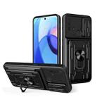 For Motorola Moto E30 Sliding Camshield Card Phone Case(Black) - 1