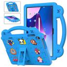 For Lenovo Tab M10 3rd Gen TB328FU / TB328XU 2022 10.1 Handle Kickstand Children EVA Shockproof Tablet Case(Sky Blue) - 1
