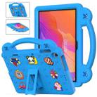 For Huawei MatePad T10S 10.1 / T10 9.7 Handle Kickstand Children EVA Shockproof Tablet Case(Sky Blue) - 1