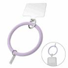 JUNSUNMAY Silicone Bracelet Mobile Phone Lanyard Loop Anti-lost Wrist Rope Universal for Phone Case(Purple) - 1