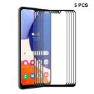 For Samsung Galaxy A14 5G 5pcs ENKAY Hat-Prince 6D Full Glue Tempered Glass Full Film - 1