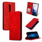 Retro Skin Feel Business Magnetic Horizontal Flip Leather Case for OnePlus 7 Pro(Red) - 1