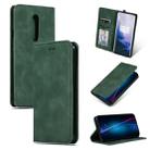 Retro Skin Feel Business Magnetic Horizontal Flip Leather Case for OnePlus 7 Pro(Army Green) - 1