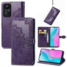 For Infinix Note 11 Mandala Flower Embossed Leather Phone Case(Purple) - 1